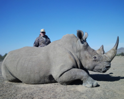 Mike Ambrose with Rhino