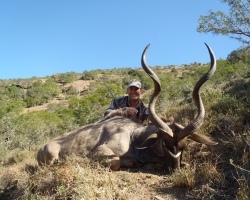 Scott Ambrose with Cape Kudu
