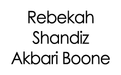 Rebekah Shandiz Akbari Boone